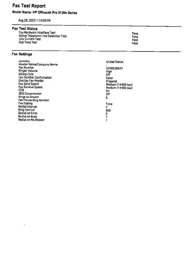 fax page