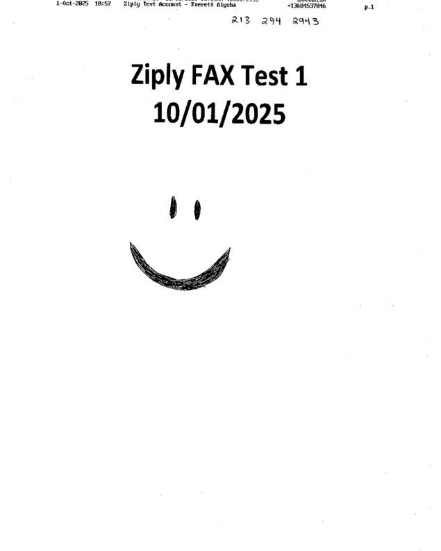 fax page