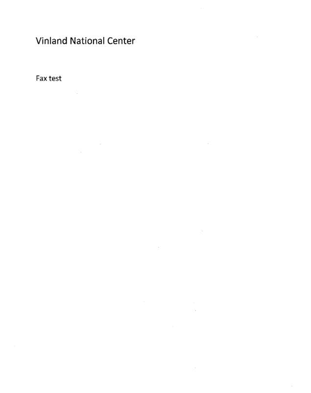 Fax page