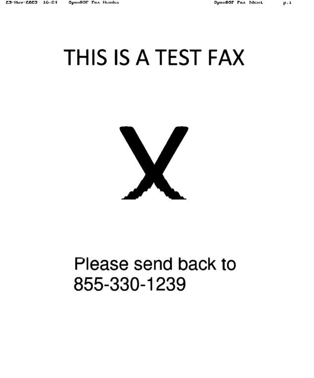 fax page