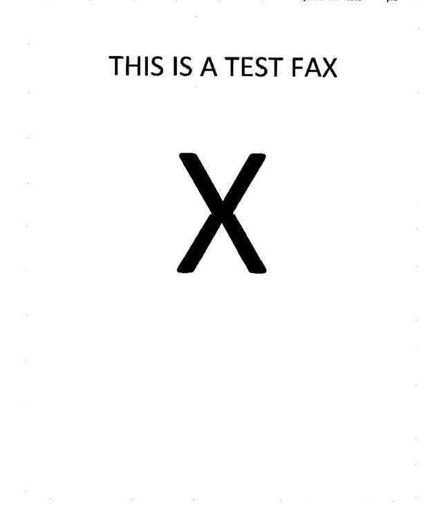 Fax page