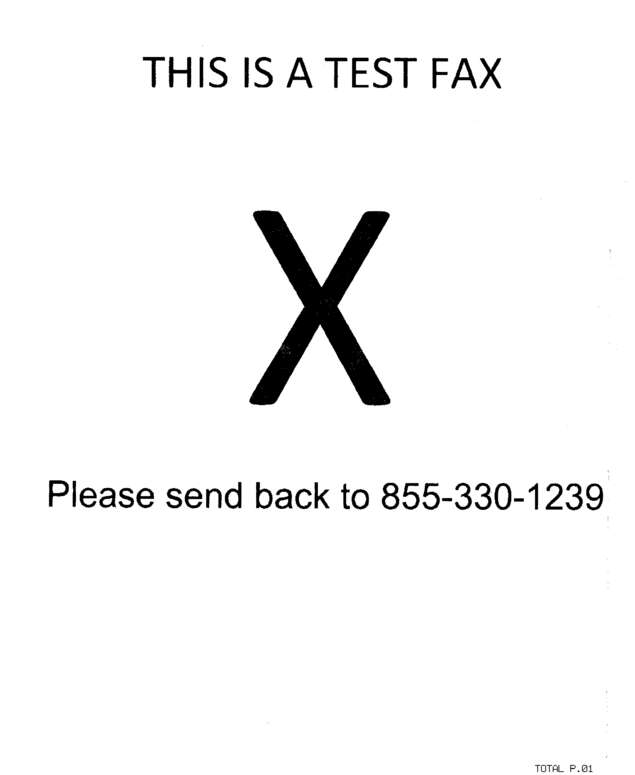 fax page