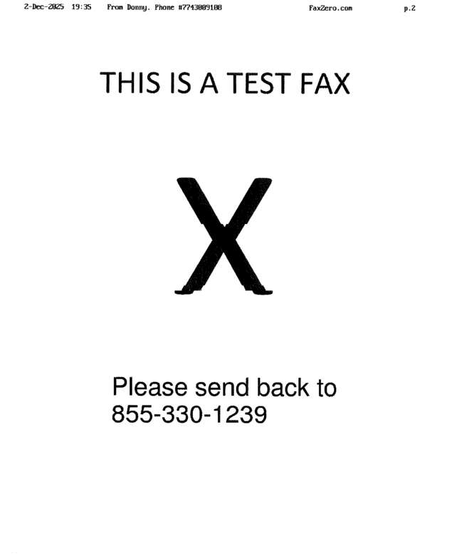 fax page