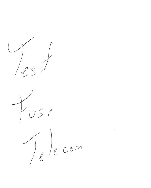 Fax page