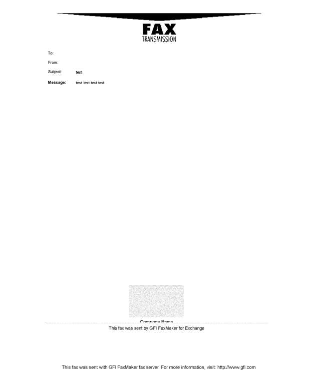 fax page