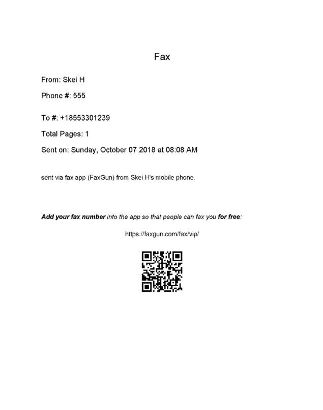 Fax page