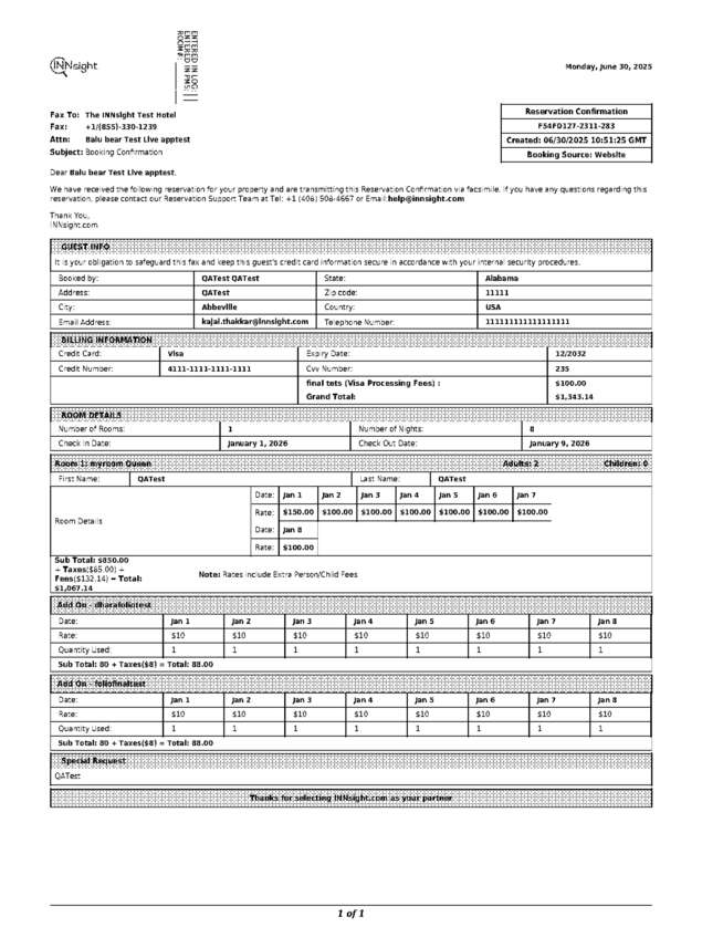 fax page