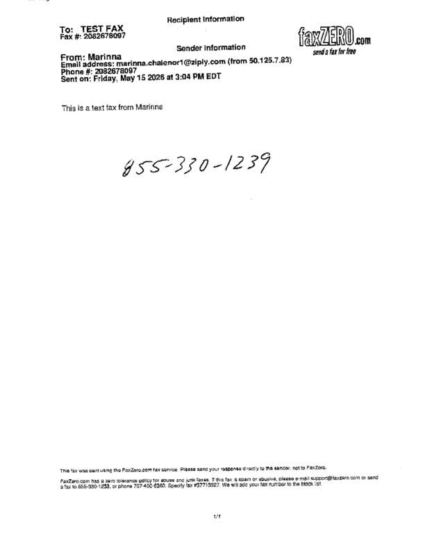 fax page