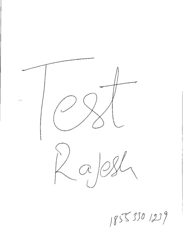 Fax page