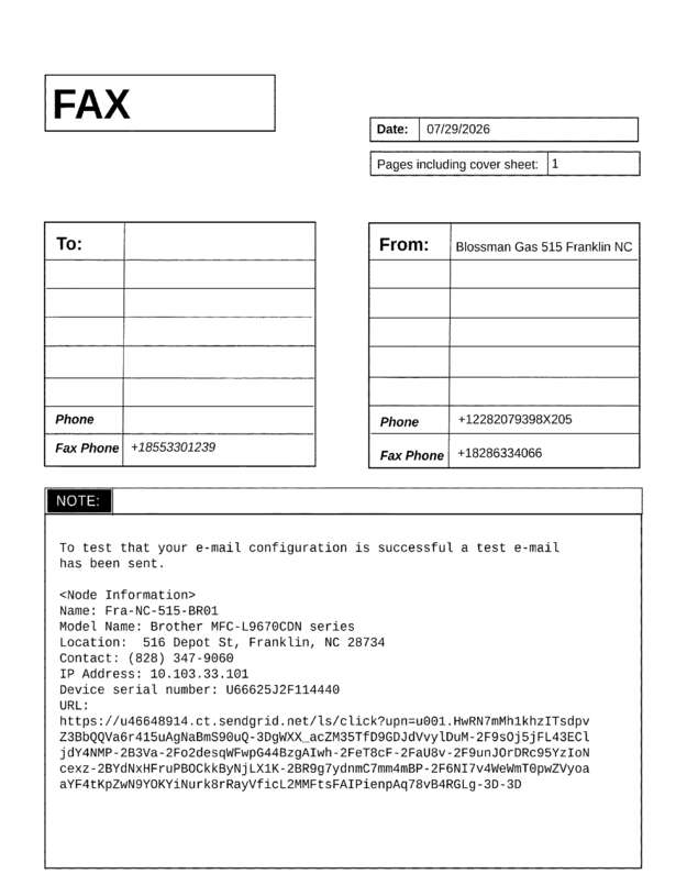 fax page