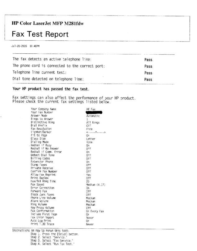 fax page