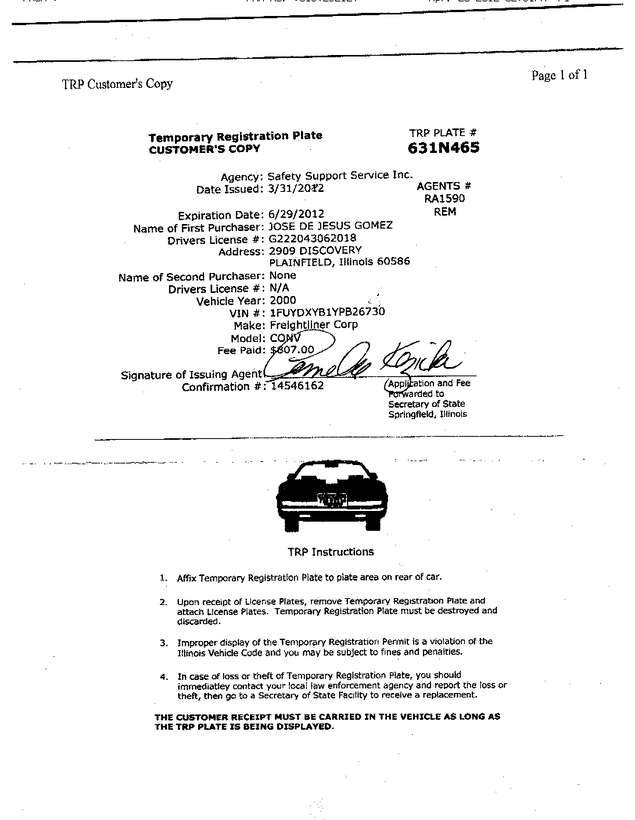 Fax page