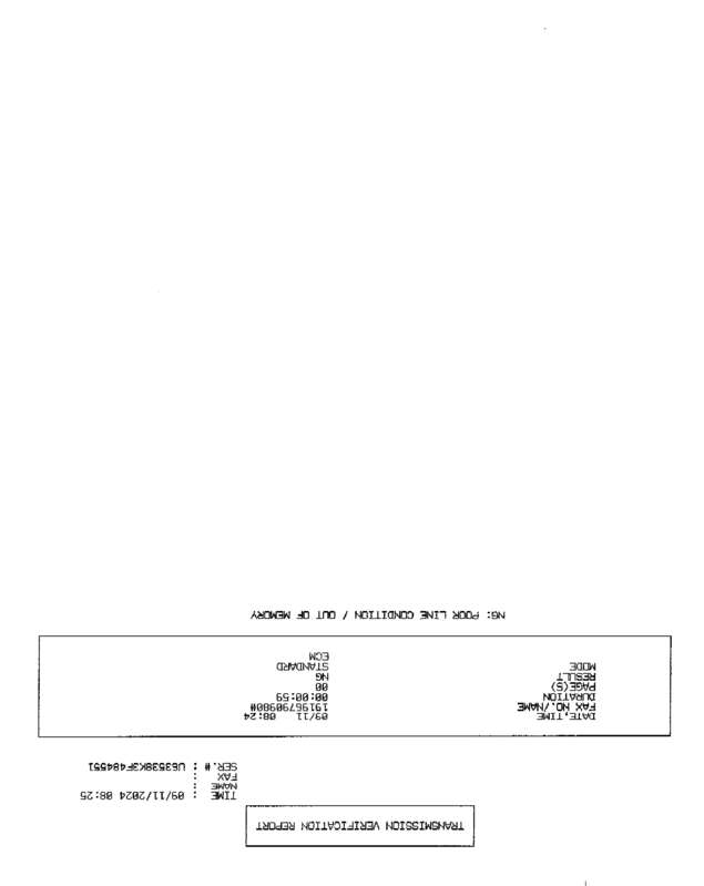 Fax page