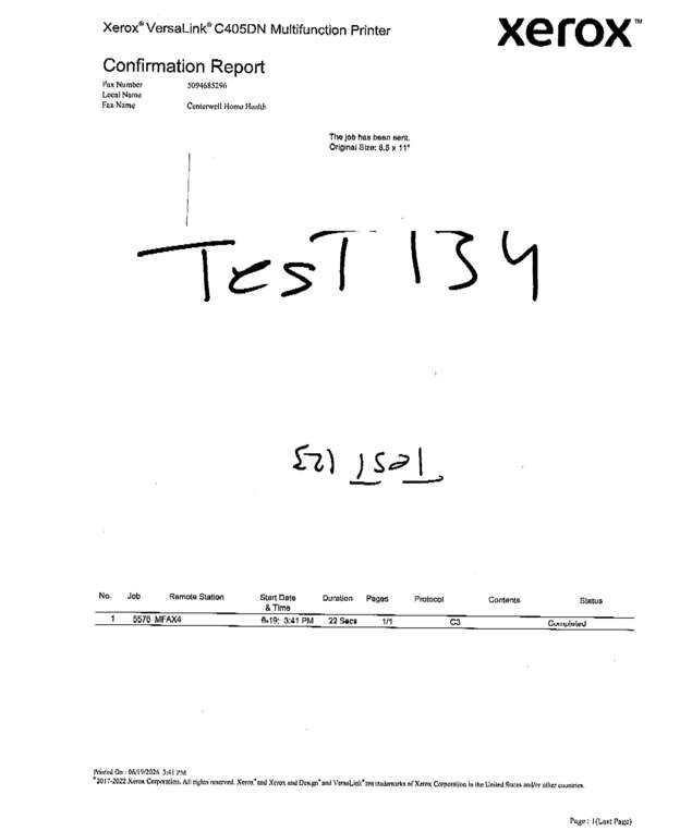 fax page