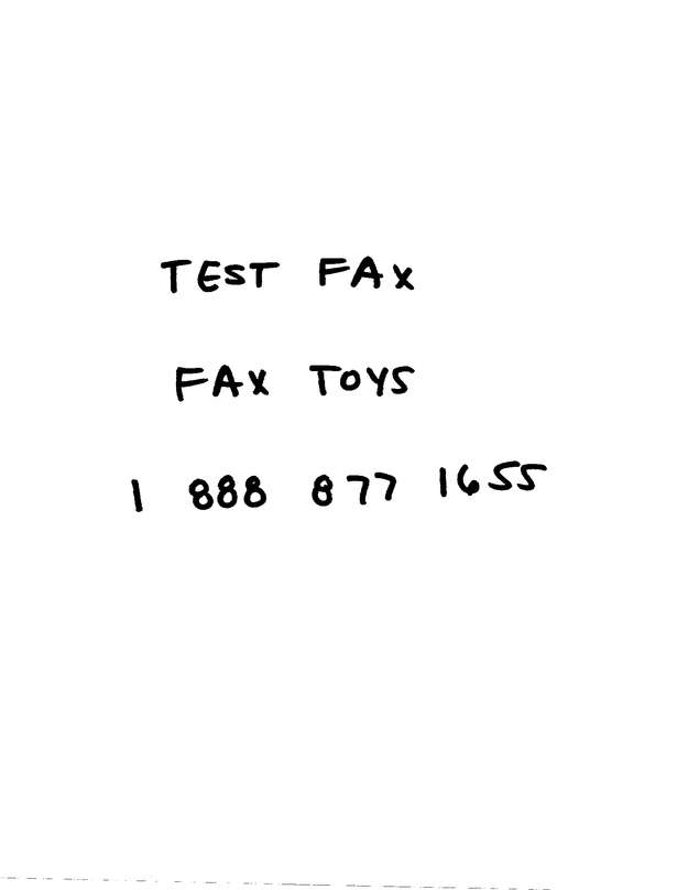 Fax page