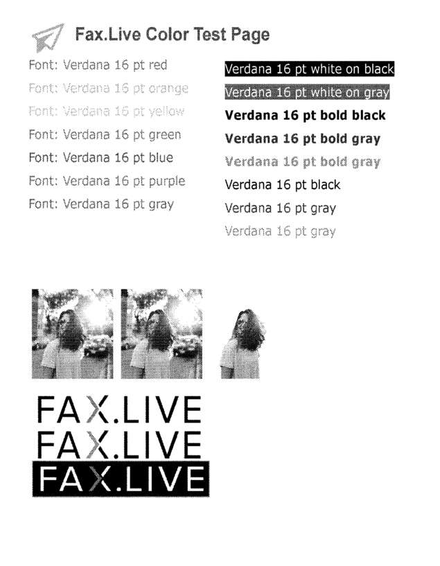 fax page