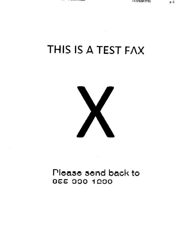 fax page