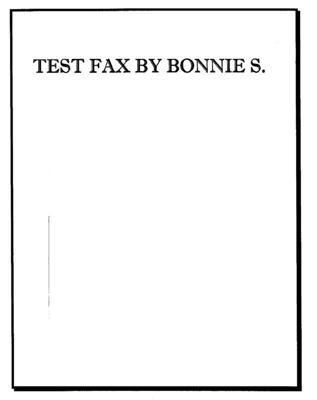 fax page