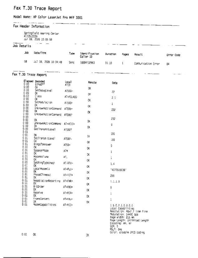 fax page