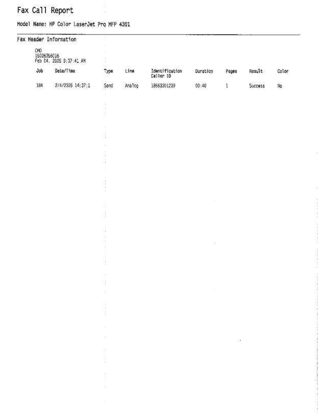 fax page