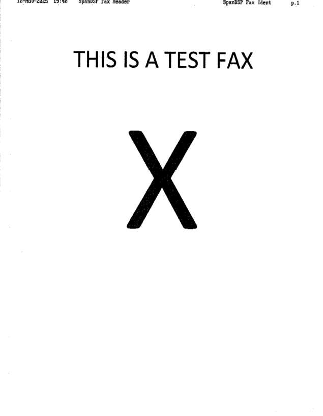 fax page