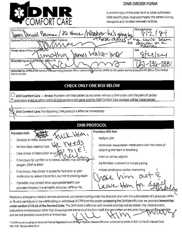 Fax page