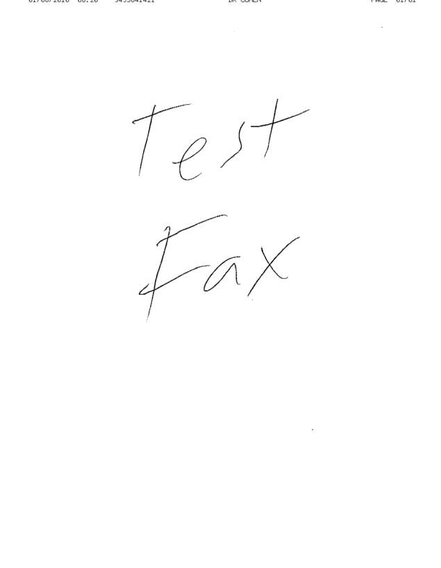 fax page