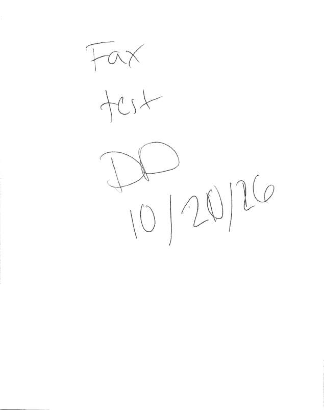 Fax page