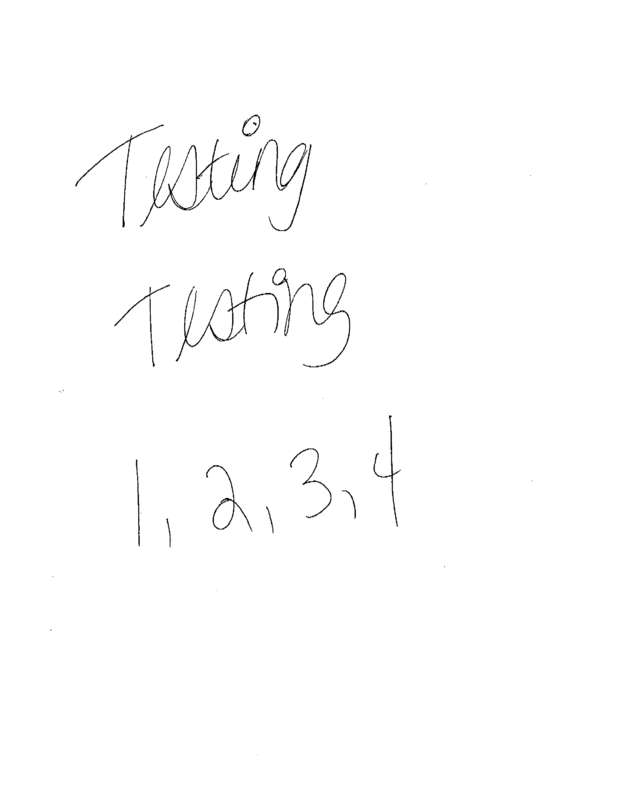 Fax page