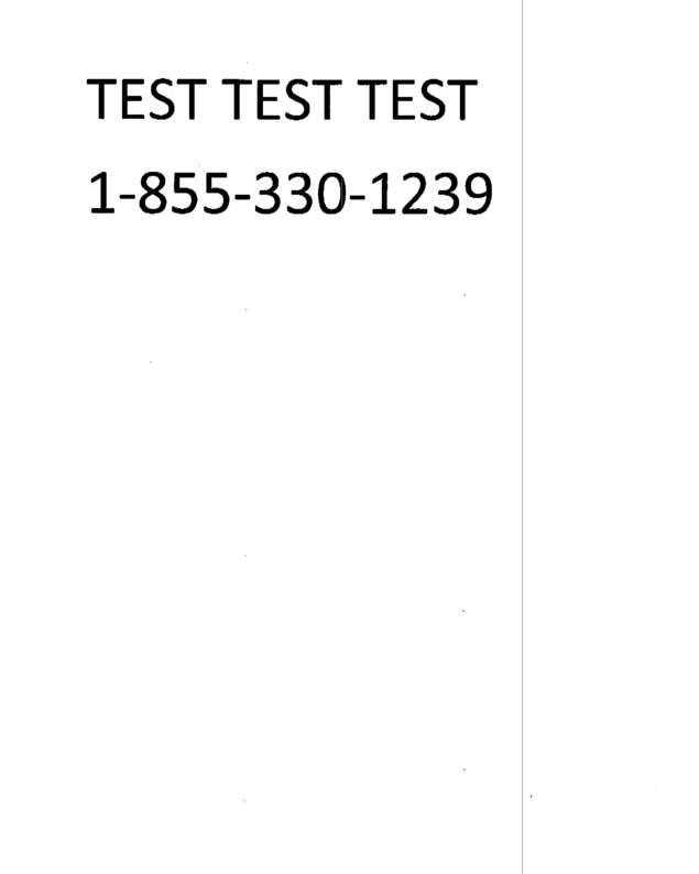 Fax page