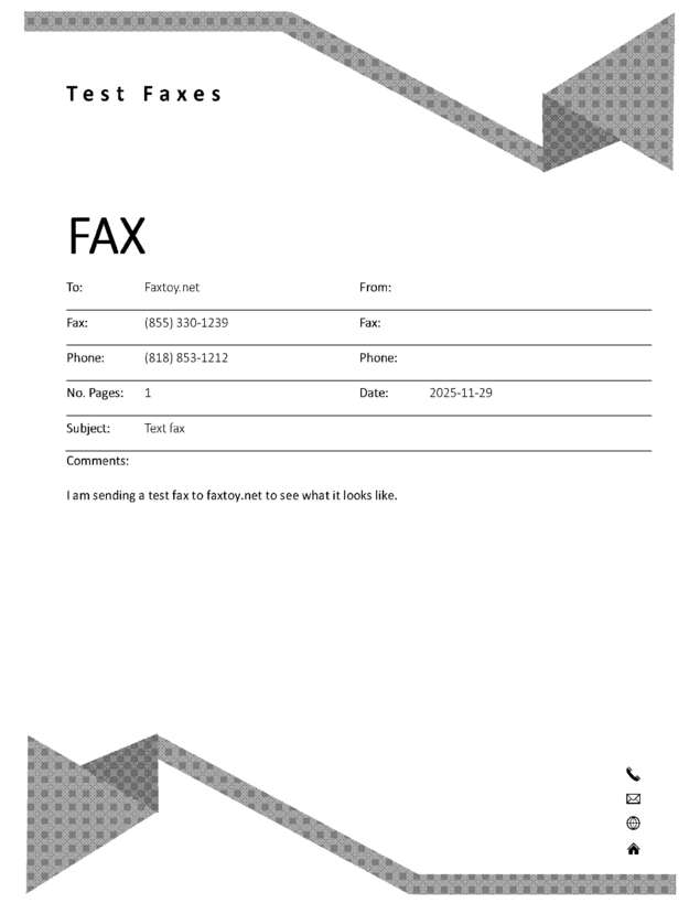 fax page
