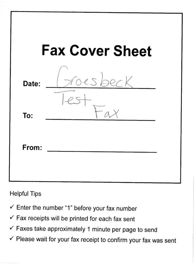 fax page