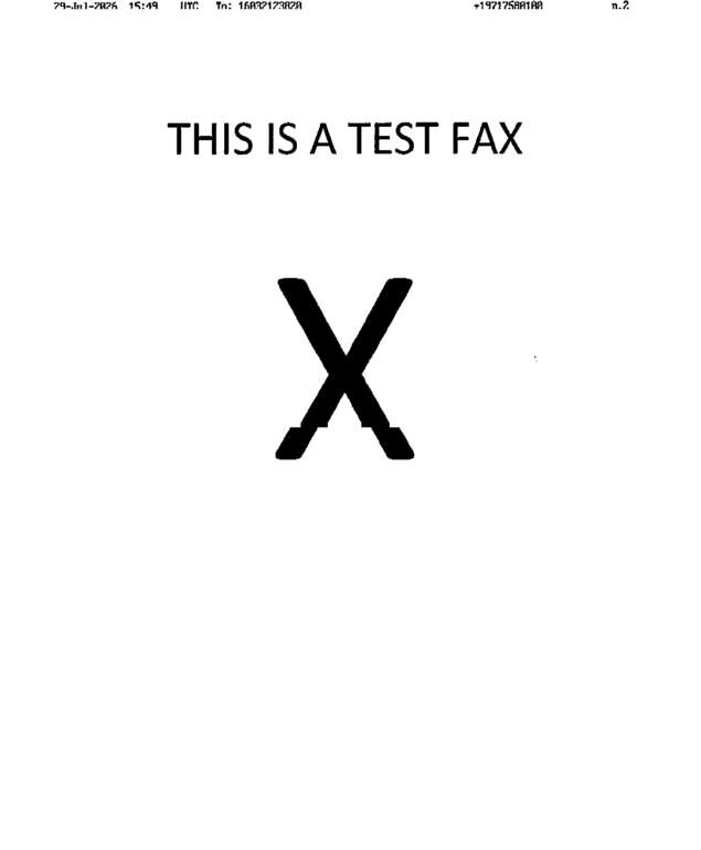 fax page