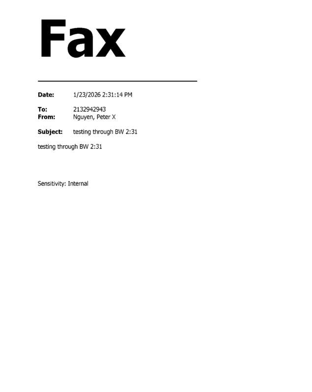 fax page