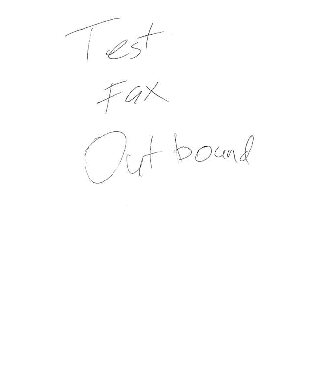Fax page