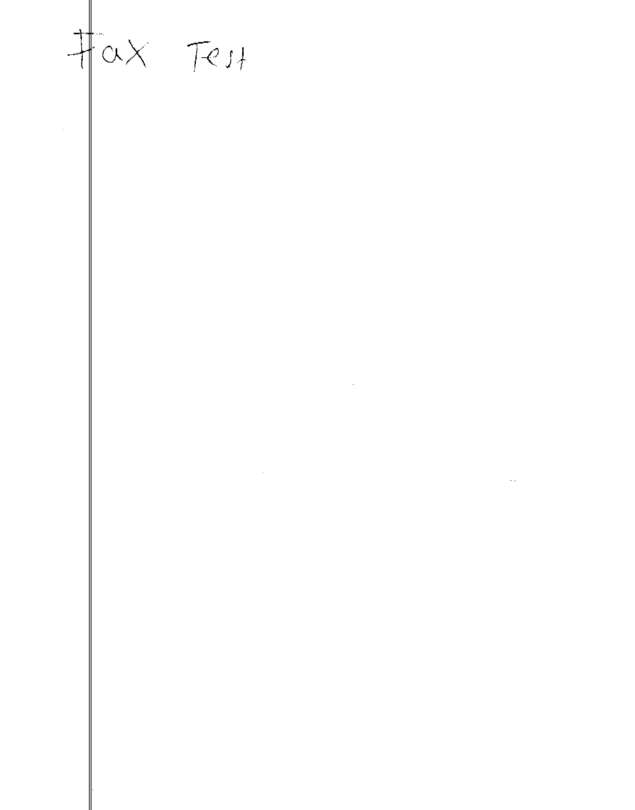 Fax page