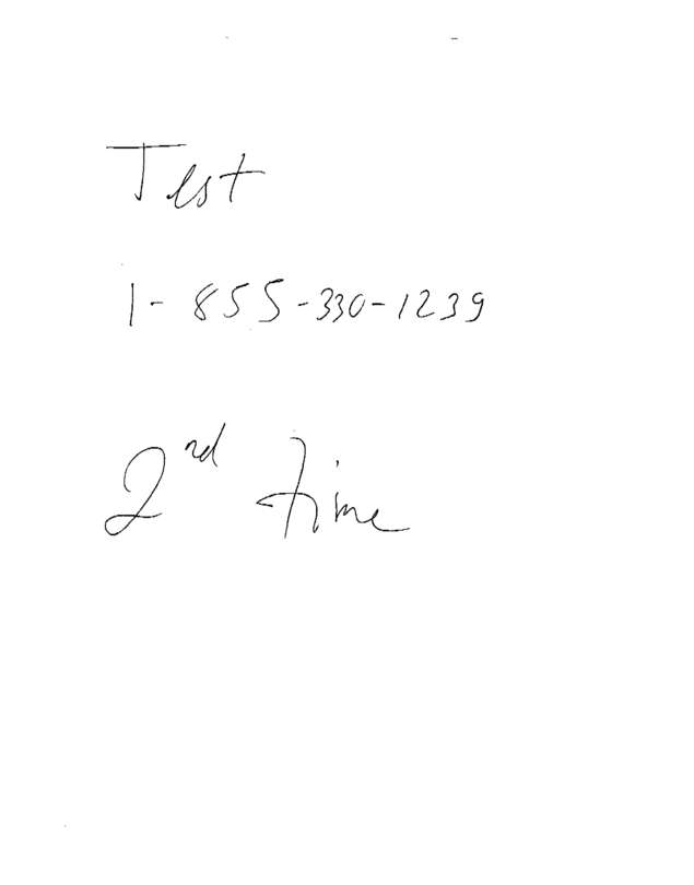 Fax page