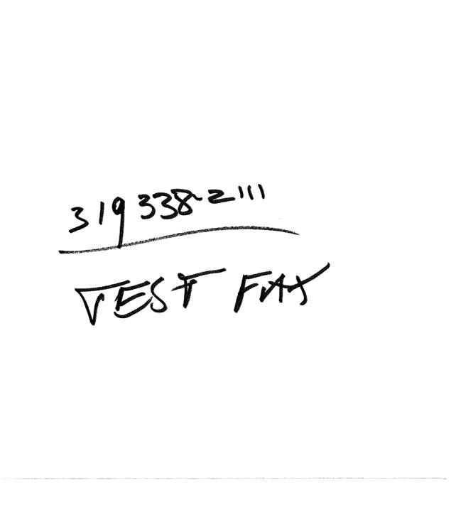 Fax page
