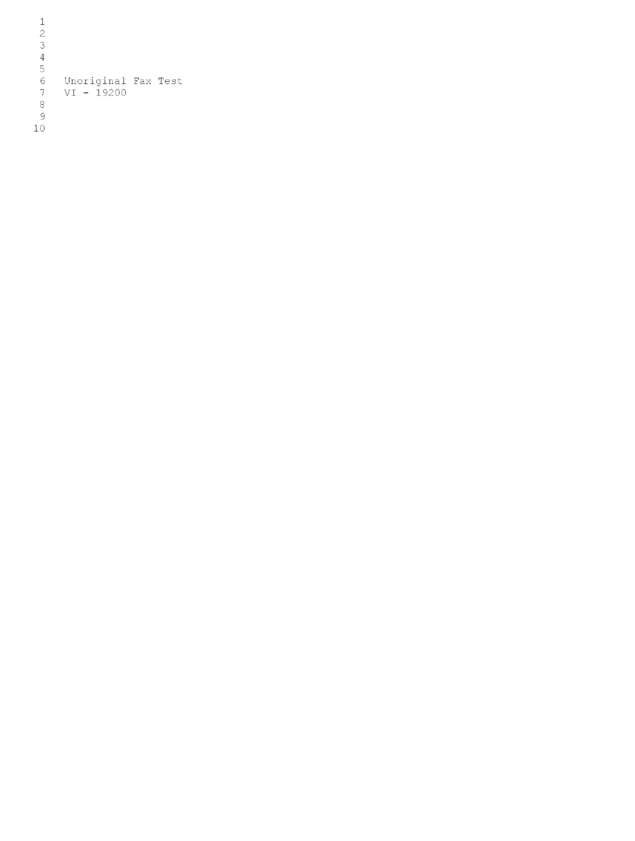 Fax page