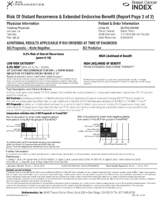 Fax page