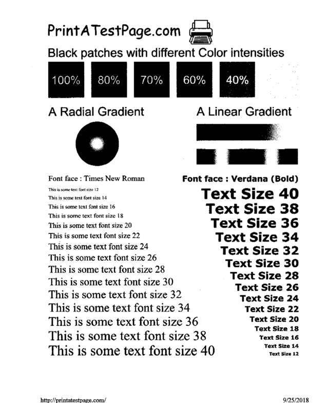Fax page
