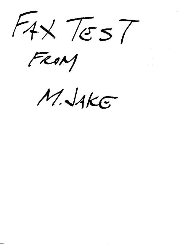 Fax page