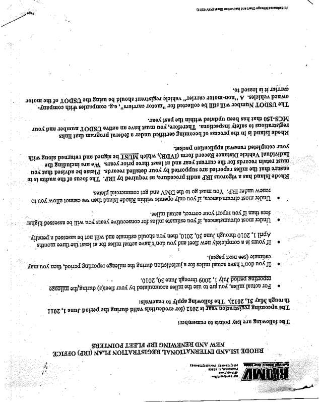 Fax page