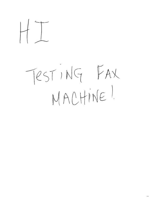 Fax page