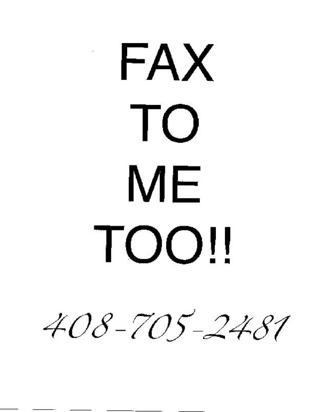 Fax page