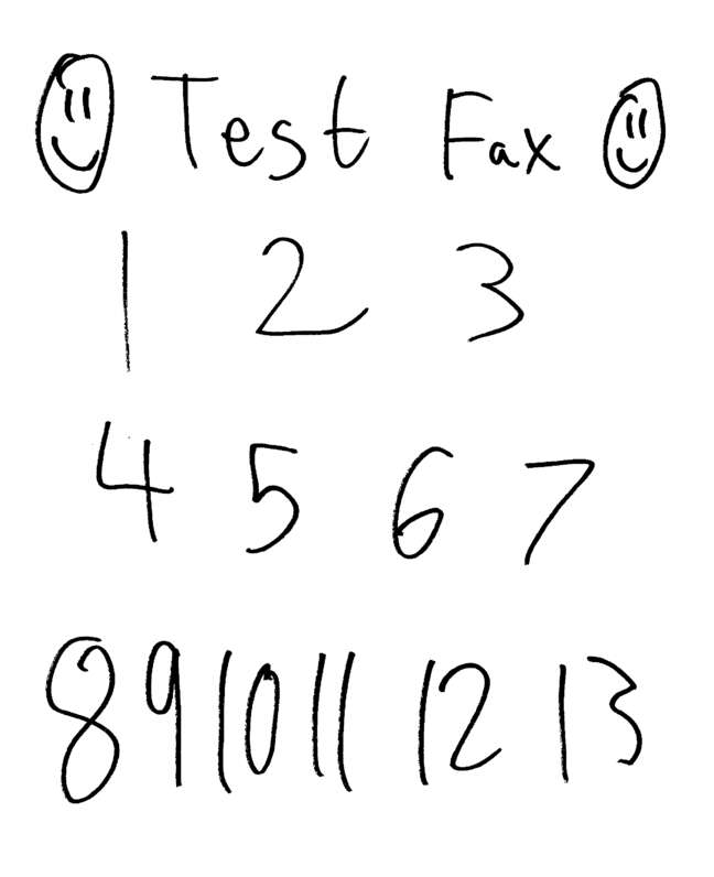 fax page