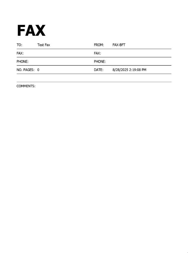 fax page