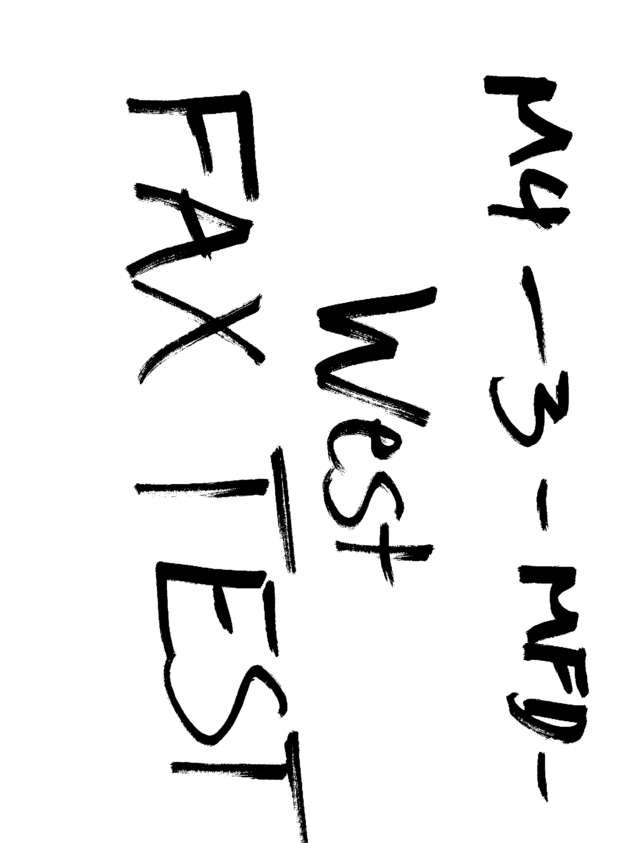 Fax page