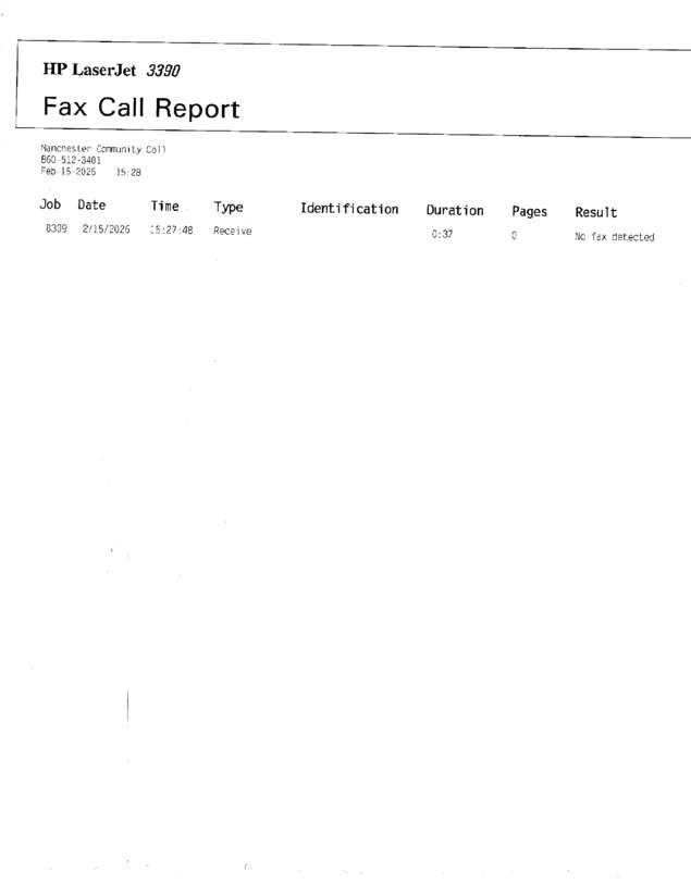 Fax page