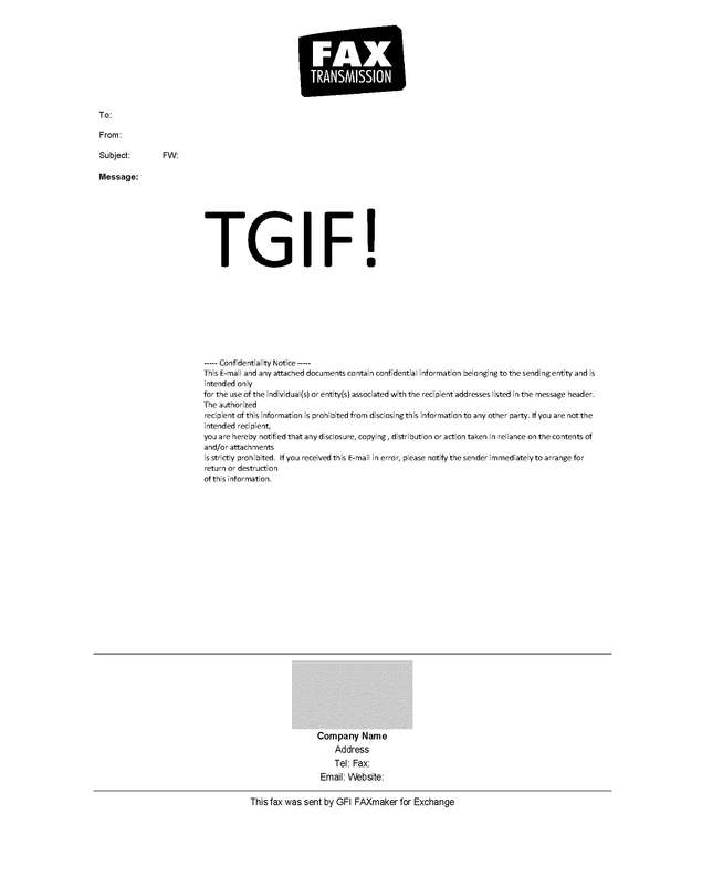Fax page